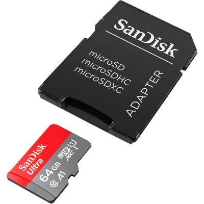 Карта пам\'яті SanDisk 64GB microSD Class 10 A1 R-140 (SDSQUAB-064G-GN6IA)
