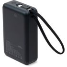 Батарея универсальная Vinga 20000 mAh 65W Display USB-C Cable Grey (VPBB2065C)