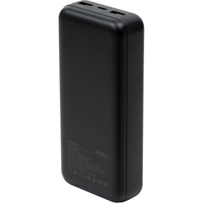Батарея універсальна Vinga 20000 mAh 22.5W Display Black (VPBB2022)