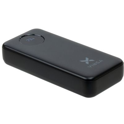 Батарея універсальна Vinga 20000 mAh 22.5W Display Black (VPBB2022)
