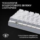 Клавиатура Logitech G Pro X 60 Lightspeed GX Tactile Wireless/Bluetooth UA White (920-011930)
