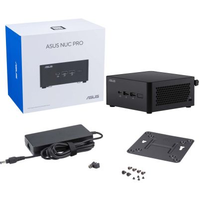 Компьютер ASUS NUC 14 Pro RNUC14RVHI300002I / Core 3 100U, M.2 22x80 NVMe, 22x42 NVMe/2.5\'\' SATA (90AR0072-M00040)