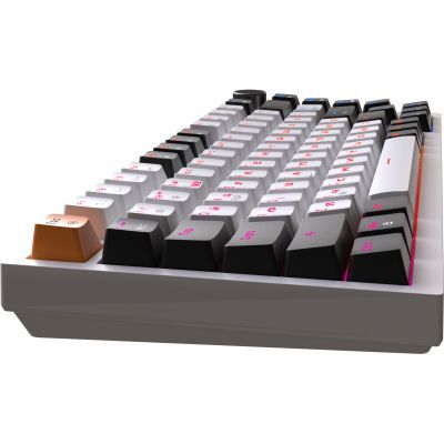 Клавіатура GamePro (MK160W) Hot-Swap Red Swich RGB USB UA White (MK160W)