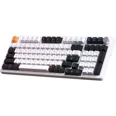 Клавиатура GamePro (MK170W) Hot-Swap Red Swich RGB USB UA White (MK170W)