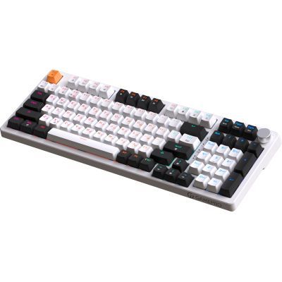 Клавіатура GamePro (MK170W) Hot-Swap Red Swich RGB USB UA White (MK170W)