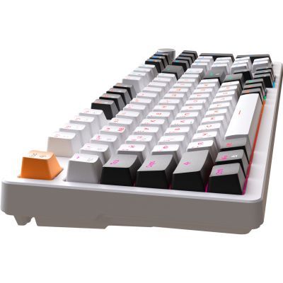 Клавиатура GamePro (MK170W) Hot-Swap Red Swich RGB USB UA White (MK170W)