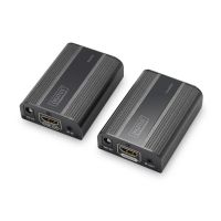 Адаптер HDMI extender 60m UHD 4K/60Hz over UTP set Digitus (DS-55204)