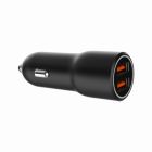 Зарядное устройство Gembird 2xUSB QC3.0 car adapter black (TA-UC-A2QC36-CAR-01)