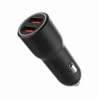 Зарядний пристрій Gembird 2xUSB QC3.0 car adapter black (TA-UC-A2QC36-CAR-01)