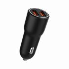 Зарядное устройство Gembird 2xUSB QC3.0 car adapter black (TA-UC-A2QC36-CAR-01)