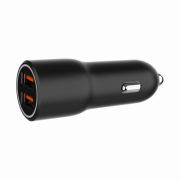 Зарядний пристрій Gembird 2xUSB QC3.0 car adapter black (TA-UC-A2QC36-CAR-01)