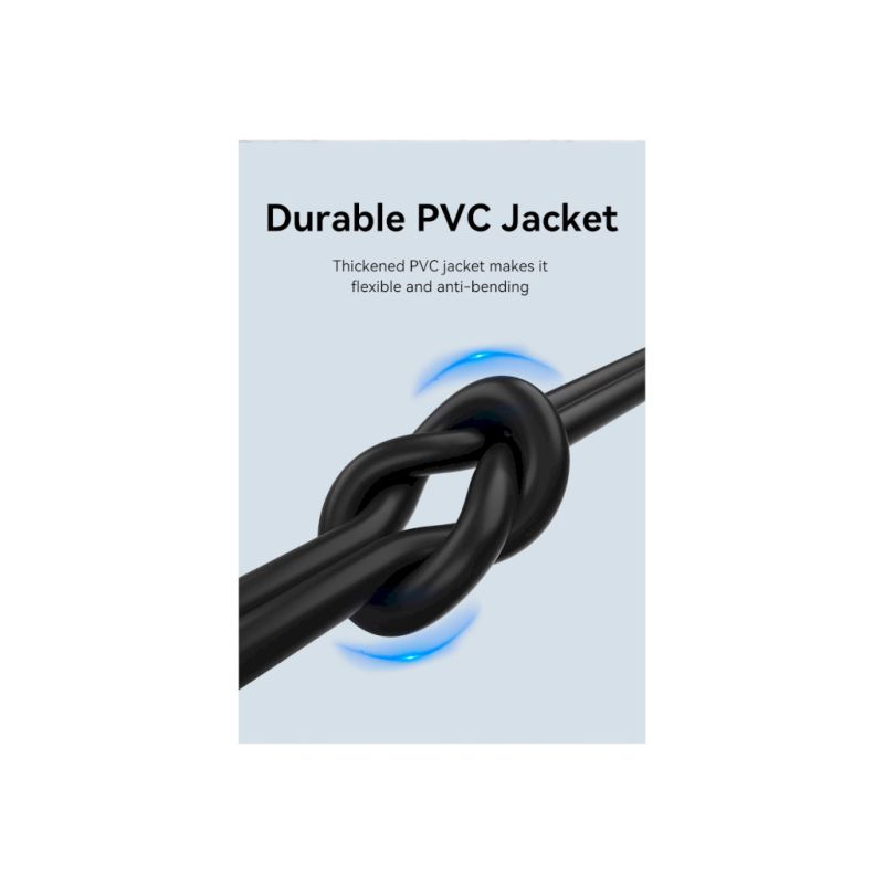 Дата кабель USB 2.0 AM to USB-C 3.0m 3.0A (18W) PVC black Vention (CTHBI)