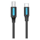Кабель для принтера USB-C 2.0 to BM 2.0m 2.4А 480Mbps Vention (CQUBH)
