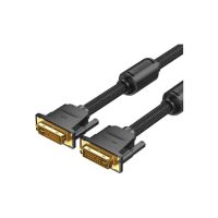 Кабель мультимедийный DVI M to DVI M 8.0m 24+1pin 2K60Hz ferrite Vention (EAEBK)