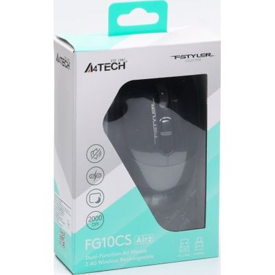 Мишка A4Tech FG10CS Air2 Wireless Stone Grey (4711421997904)