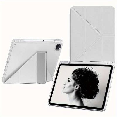 Чехол для планшета BeCover Ultra Slim Origami Transparent Apple iPad Pro 11" M4 2024 Gray (711690)