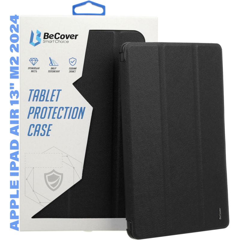 Чехол для планшета BeCover Soft Edge TPU Apple iPad Air 13" M2/M3 (2024/2025) Black (711711)