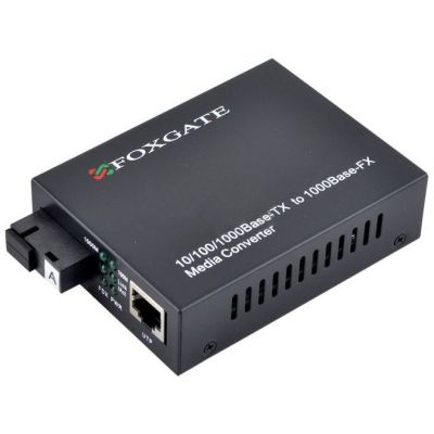 Медиаконвертер (EC-Q-1G-1SM-1310nm-20-LFP) FoxGate