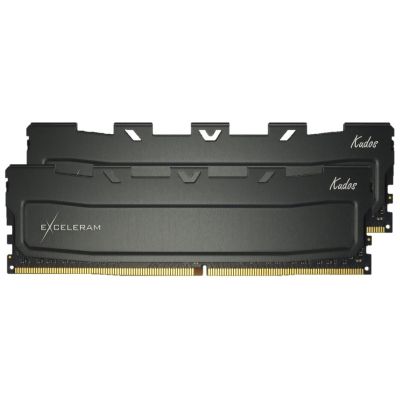 Модуль пам\'яті для комп\'ютера DDR4 32GB (2x16GB) 3200 MHz Black Kudos eXceleram (EKBLACK4323222XD)