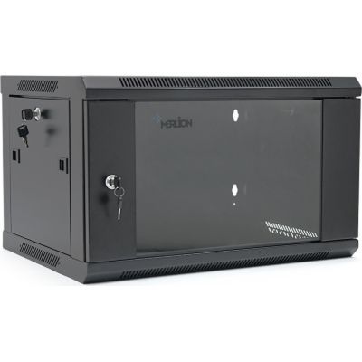 Шкаф настенный Merlion 4U 19" 600*350*279 (Ш*Г*В)мм, black (MI3-6304 / 36526)