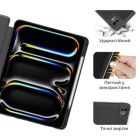 Чехол для планшета AirOn Premium SOFT iPad Pro 13 2024 + Film Black (4822352781129)