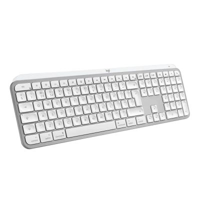 Клавиатура Logitech MX Keys S для MAC Bluetooth/Wireless UA Pale Grey (920-011638)