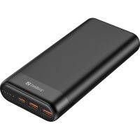 Батарея універсальна Sandberg 20000mAh, PD/65W, QC/3.0, Always-ON-Mode, +cable 100W (420-62)