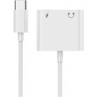 Адаптер USB-C to stereo audio 3.5 mm + USB-C power (CDLA) Cablexpert (A-CM-3.5FP-01)