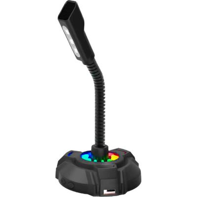 Мікрофон HP (DHP-1100C) RGB backlit 3.5мм+USB Black (DHP-1100C)