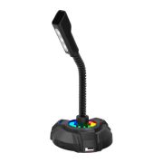 Микрофон HP RGB backlit 3.5мм+USB Black (DHP-1100C)