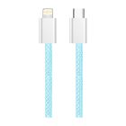 Дата кабель USB-C to Lightning 1.0m 27W blue ColorWay (CW-CBPDCL061-BL)