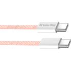 Дата кабель USB-C to USB-C 1.0m 60W 3.0А pink ColorWay (CW-CBPDCC061-P)