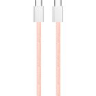 Дата кабель USB-C to USB-C 1.0m 60W 3.0А pink ColorWay (CW-CBPDCC061-P)