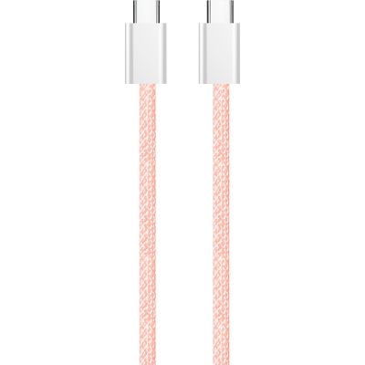 Дата кабель USB-C to USB-C 1.0m 60W 3.0А pink ColorWay (CW-CBPDCC061-P)