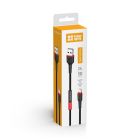 Дата кабель USB 2.0 AM to Lightning 1.0m 2.4А black ColorWay (CW-CBUL064-BK)
