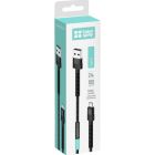 Дата кабель USB 2.0 AM to USB-C 1.0m 2.4А black ColorWay (CW-CBUC063-BK)