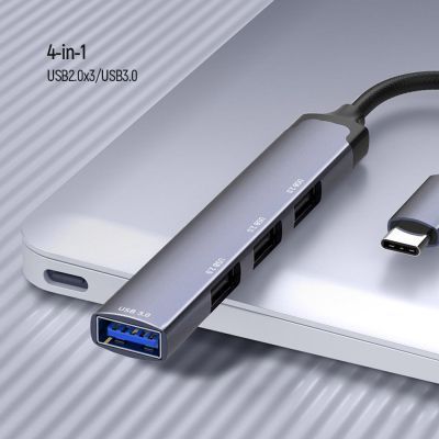 Концентратор ColorWay USB-C 4-в-1 USB2.0х3/USB3.0 (CW-HUB04)