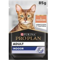 Влажный корм для кошек Purina Pro Plan Adult Indoor Nutrisavour Для кошек, живущих в помещении С лососем 85 г (8445290172990) (26 шт)