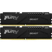 Модуль пам\'яті для комп\'ютера DDR5 32GB (2x16GB) 6000 MHz Fury Beast Black Kingston Fury (ex.HyperX) (KF560C36BBE2K2-32)