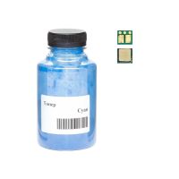 Тонер Canon 067 35г +chip CYAN MF651Cw/MF655Cdw/MF657Cdw 1.25K AHK (50000375)
