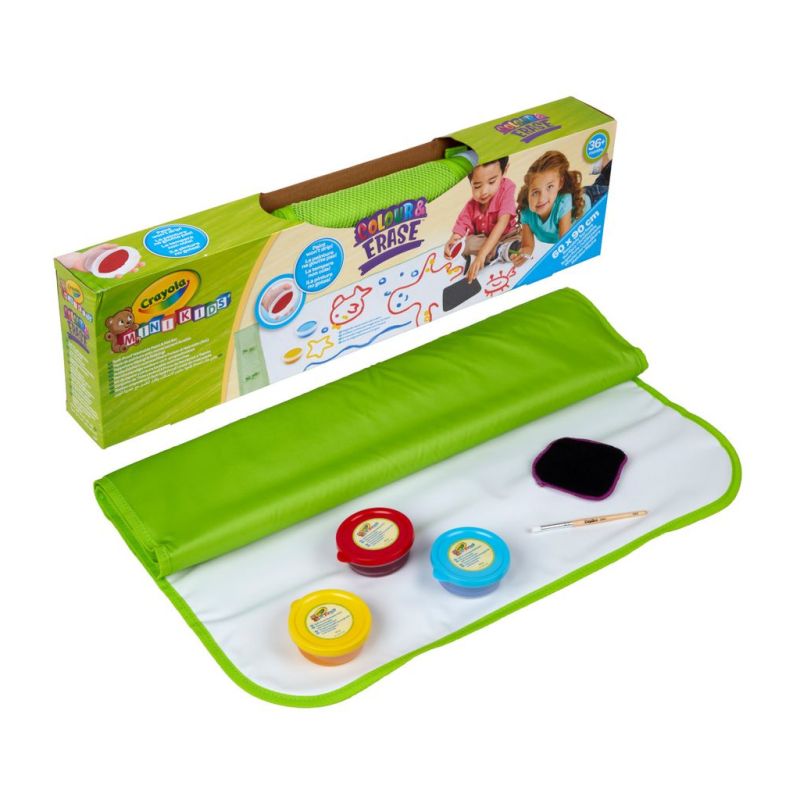 Набор для творчества Crayola Mini Kids Многоразовый коврик для рисования, с красками (81-1528)
