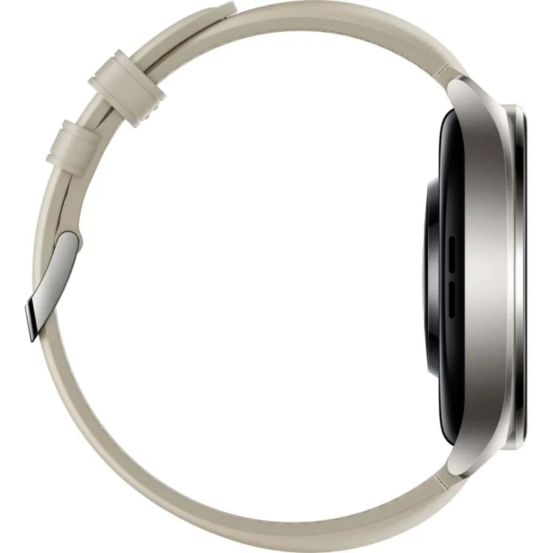 Смарт-часы Xiaomi Watch 2 Titan BHR9306GL Gray Case White Leather Strap (1093970)