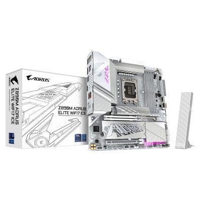 Материнська плата GIGABYTE (Z890M AORUS ELITE WIFI7 ICE)