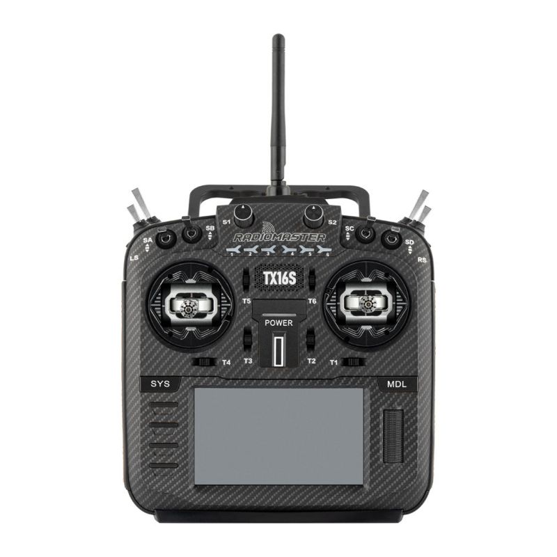 Пульт управления для дрона RadioMaster TX16S MKII MAX AG01 Gimbal ELRS Black M2 (HP0157.0026-BLK)