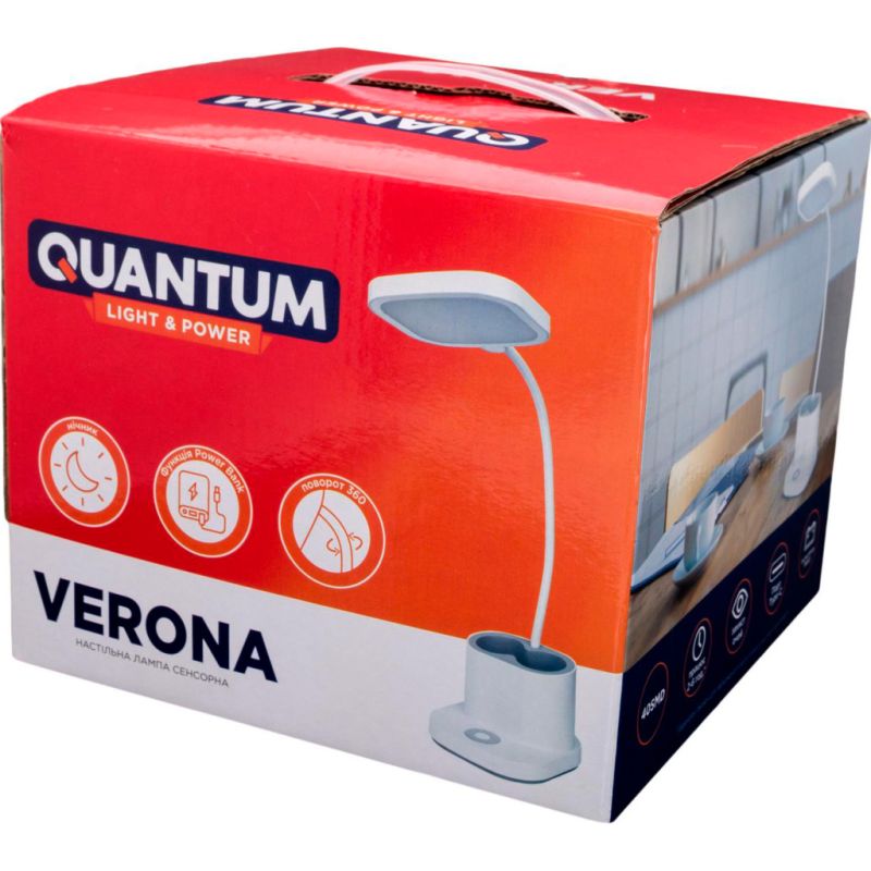 Настольная лампа Quantum VERONA/3000mAh LED з Power Bank (QM-TL1061)