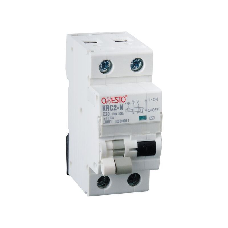 Диференціальний автоматичний вимикач ONESTO (1п+N, 32А, 300A , тип AC, RCBO (KRC2-N))