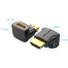 Переходник HDMI F to HDMI M 90° 4K 60Hz PVC Vention (AIOB0)
