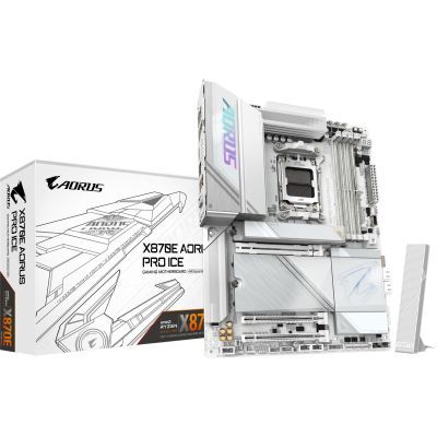 Материнская плата GIGABYTE (X870E AORUS PRO ICE)