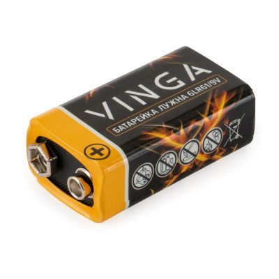 Батарейка 9V 6LR61 Alkaline Vinga (VJAB9V1)