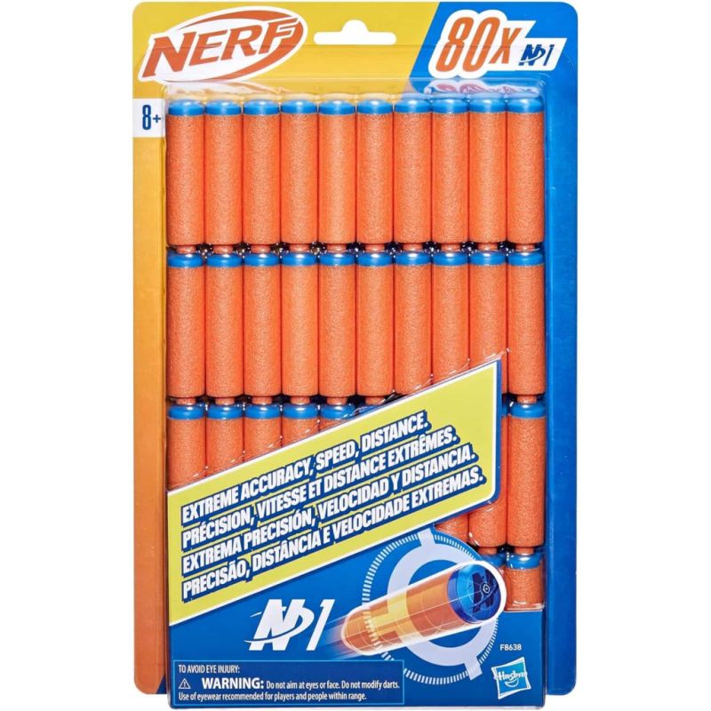 Игрушечное оружие Hasbro Набор из 80 стрел для бластеров серии Nerf N Series (F8638)